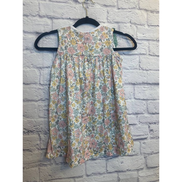 NWT Abby & Evie Girls Easter Sheep Floral Ruffle Dress & Bloomer Set Size 4 - Picture 2 of 5